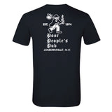 Poor People's Pub 1974 "First Design" T-Shirt in Black