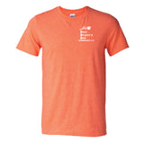 People's Pub 1974 "First Design" T-Shirt in Heather Orange