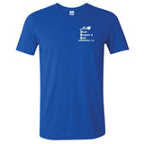 People's Pub 1974 "First Design" T-Shirt in Heather Royal Blue