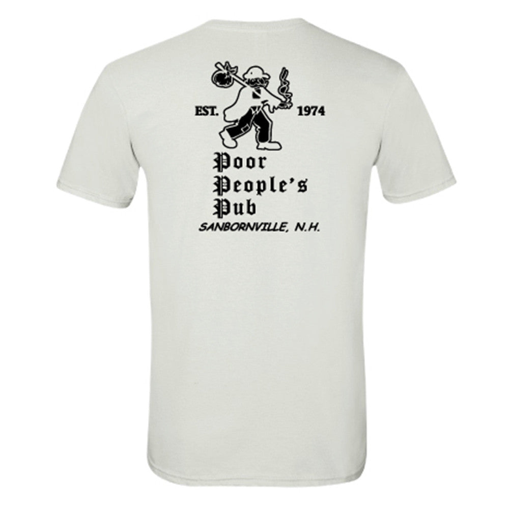 Poor People's Pub 1974 "First Design" T-Shirt in White