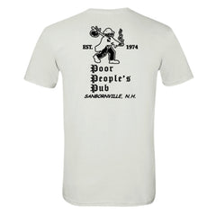 Poor People's Pub 1974 "First Design" T-Shirt in White