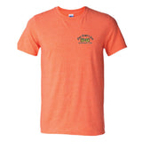 Poor People's Pub 1985 "Wipe It, Shake It" T-Shirt in Heather Orange
