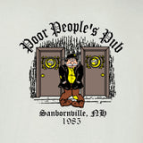 Poor People's Pub 1985 "Wipe It, Shake It" T-Shirt in White