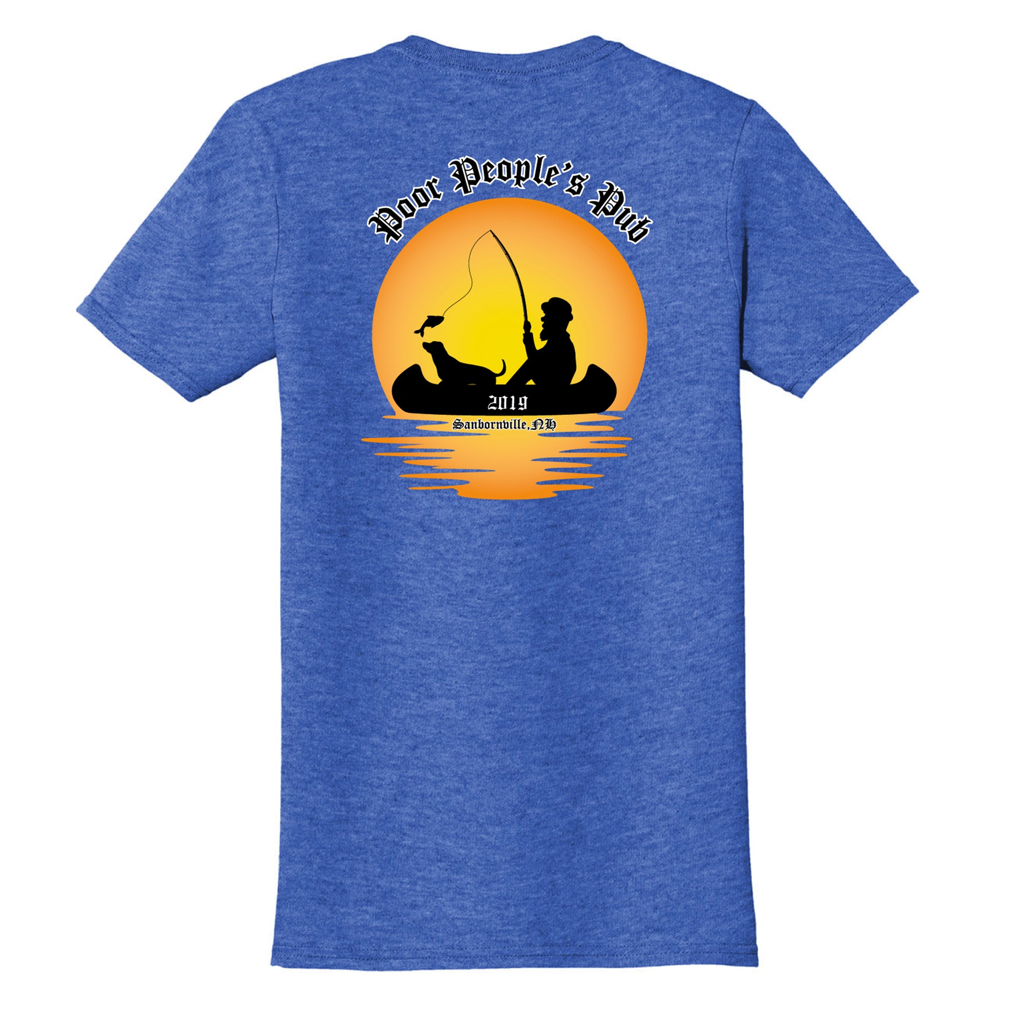 People's Pub 2019 Summer T-Shirt in Heather Royal Blue
