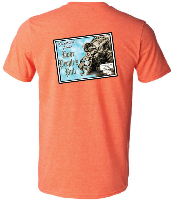 People's Pub 2004 "Old Man" T-Shirt in Heather Orange