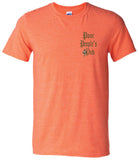 People's Pub 2004 "Old Man" T-Shirt in Heather Orange