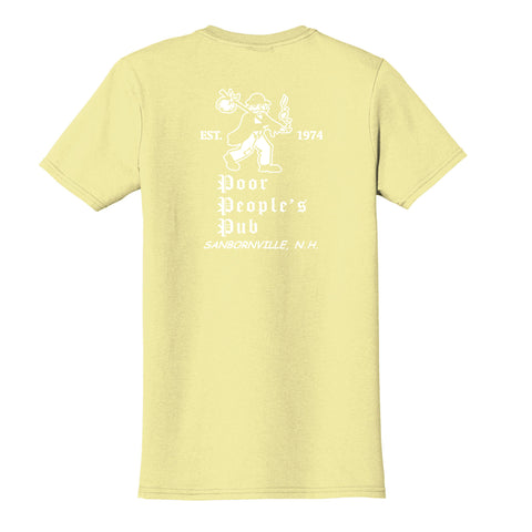 Poor People's Pub 1974 "First Design" T-Shirt in Cornsilk